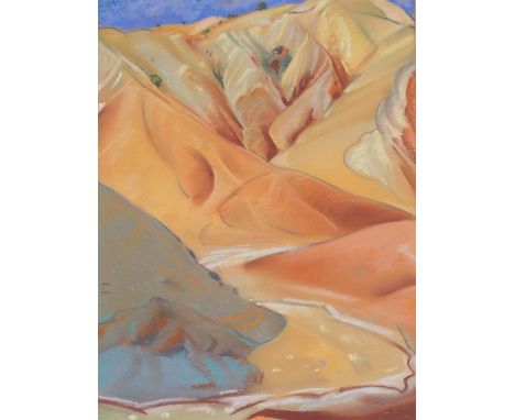 •ALEXANDER GRAHAM MUNRO (SCOTTISH 1903-1985) ATLAS MOUNTAINS pastel, signed, 30 x 22cm William Hardie Galley label verso Cond