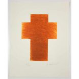 Arnulf Rainer(geb. 1929)"Kreuz Feldbraun"2009Kaltnadelradierung auf Papier; signier