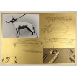 Bruno Gironcoli(1936-2010)"Hundederby - Objektentwurf"1972Siebdruck; Ed. XII/XVI; s