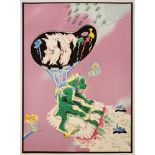 Christian Ludwig Attersee(geb. 1940)"Schwule Palette"1972Siebdruck; Ed. XII/XVI; si