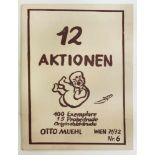 Otto Muehl(1925-2013)Mappe "12 Aktionen"1971/72Vollständige Mappe "12 Aktionen"; S