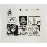 Rudolf Schönwald(geb.1928)"Bassena-Romantik"1971Kaltnadelradierung; Ed. 18/80; aus