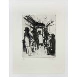 Georg Eisler(1928-1998)"Ustraba"1971Aquatinta-Radierung; Ed. 18/80; aus der Mappe "