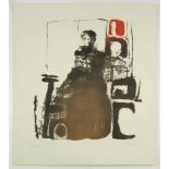 Giselbert Hoke(1927-2015)"Stein XII"1966Lithographie auf Papier; Ed. 23/23; signier