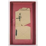 Antoni Tàpies(1923-2012)Ohne Titel1960erUnikatäre Collage auf Backpapier; Widmung