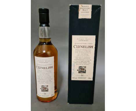 Clynelish 14 year old Highland single malt Scotch whisky 70cl 43%. 