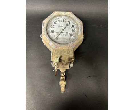 A Dunlop Air Control Pressure Gauge, No. 88.