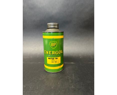 A BP Energol pint can. 