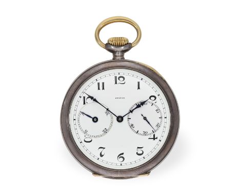 Taschenuhr: extrem rares Observatoriums-Chronometer mit Gangreserve, A. Favre/H. Audemars Geneve 1896: Ca. Ø 54mm, Gehäuse Si