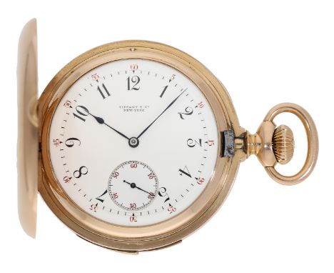 Taschenuhr: äußerst rare Rotgoldsavonnette mit 5-Minuten-Repetition, Patek Philippe Geneve No.90082, ca. 1890: Ca. Ø53mm, ca.