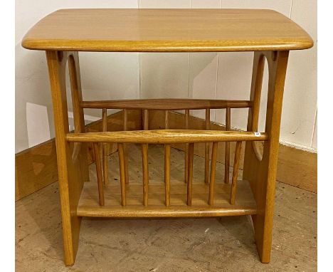 Ercol light elm Canterbury side table 50 high x 55 cm wide 