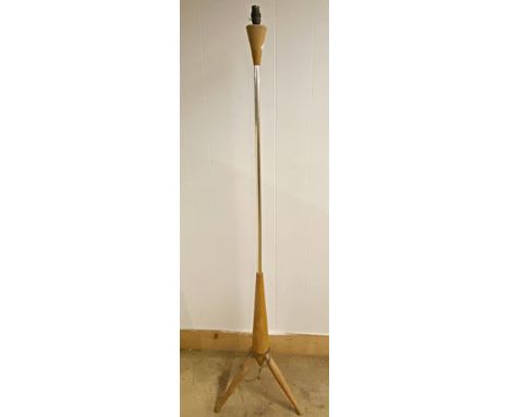 1950s George Nelson style atomic standard lamp, 155 cm high 