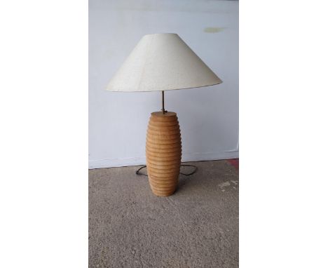 Bee hive table lamp with shade 