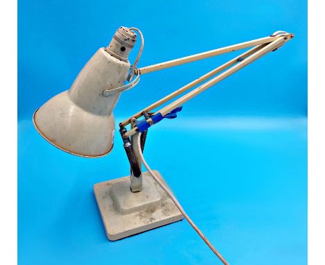 Herbert Terry Anglepoise lamp, with stepped square base 