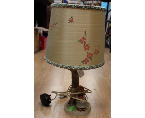 1960's West German Hummel figure lamp