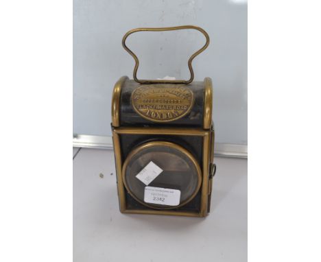 Shand Mason &amp; Co hand lantern, early 20th Century