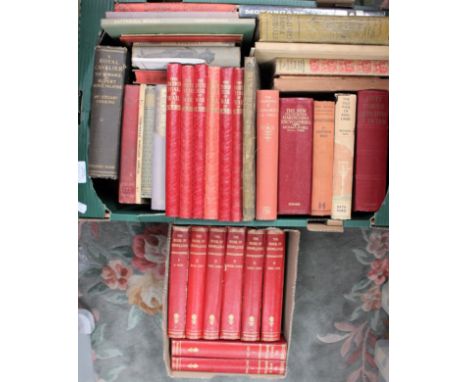 A collection of vintage books including motoring interest; cricket; cookery; poetry; children's stories; eight volumes of Wav