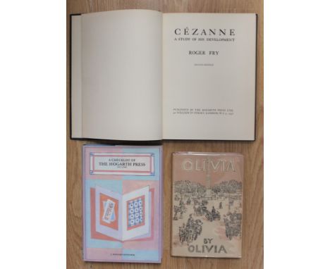 Olivia, by Olivia, London: Hogarth Press, 1950. Together with Cezanne: A Study of His Development, by Roger Fry, second editi