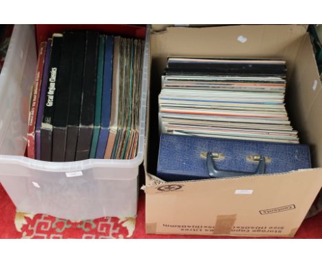 A collection of 33" albums including easy listening, pop, light classical etc (3 boxes)