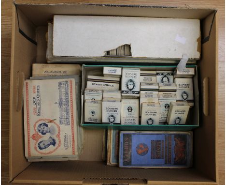 ***AUCTIONEER TO ANNOUNCE A CHANGED ESTIMATE TO £100-£120*** A collection of cigarette and trade cards, sets and part sets, m