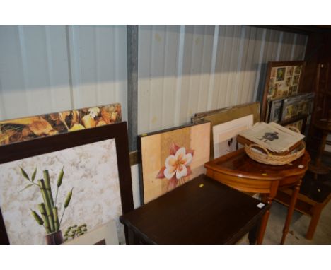 A large quantity of various pictures and prints 