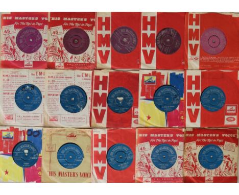 HMV - R&amp;R/LATE 50s 7" - Ace collection of around 60 x HMV 45s. Artists/titles/cat. numbers include Elvis Presley - Lawdy 