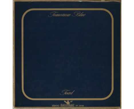 TOAD - TOMORROW BLUE (ORIGINAL ITALIAN PRESSING LP - HALLELUJAH ISP 34148). Seldom seen original Italian pressing of the Swis