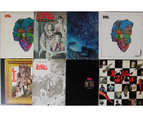 LOVE - LPs. Setting the scene with this tremendous selection of 8 x LPs. Titles are Forever Changes (2 copies including the 1