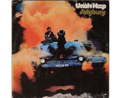URIAH HEEP - SALISBURY (UK ORIGINAL PRESSING LP - VERTIGO 6360 028). Very clean 1st UK pressing copy of the 1971 LP (Vertigo 