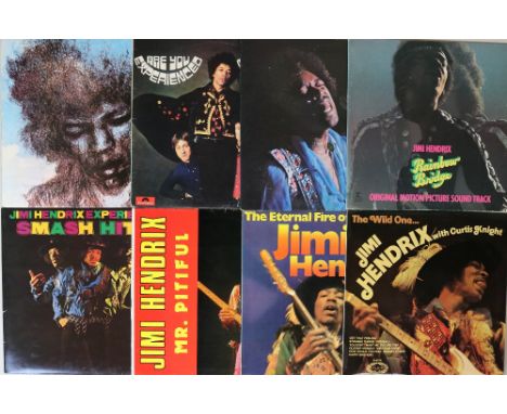 JIMI HENDRIX - LPs. Lovely and clean selection of 8 x LPs. Titles are The Cry Of Love (Track 2408 101 - Ex+/Ex), Are You Expe