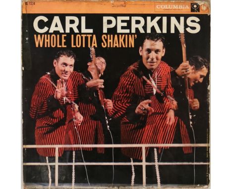 CARL PERKINS - WHOLE LOTTA SHAKIN' LP (US PROMO CL-1234). Solid example of the scorchingly hard to find original US promo cop