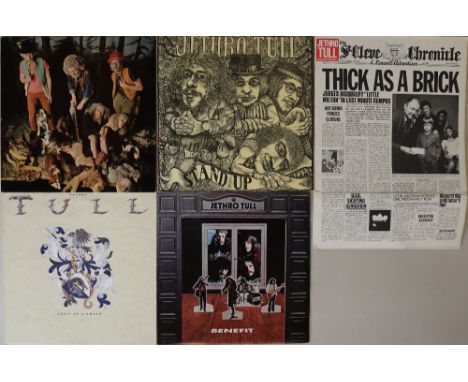 JETHRO TULL - UK LPs. You'll certainly benefit from this superb collection of 5 x LPs! Titles are This Was (1st UK bullseye I