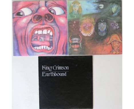 KING CRIMSON - 1ST UK PRESSING LPs. Entering the court with these 3 x 1st UK pressing LPs. Titles are In The Court Of The Cri