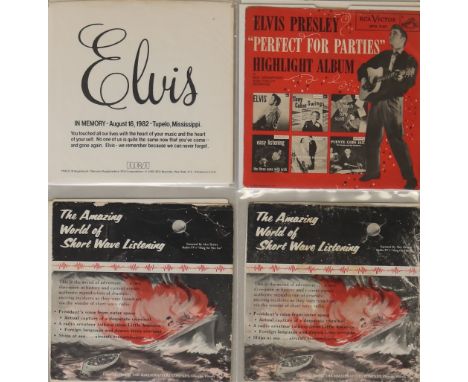 ELVIS PRESLEY &amp; RELATED - US PROMO 7"/EPs. Ace pack of 4 x hard to find US promotional releases. Titles are "Perfect For 