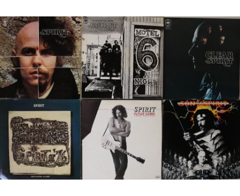 SPIRIT - LPs. Fresh selection of 12 x original title LPs presented in superb condition. Titles are Clear Spirit (UK original 