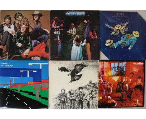 TRAFFIC - UK LPs. Gettin' on the road with these 6 x original title UK LPs. Titles are S/T (UK 1st bullseye Island ILPS 9081T