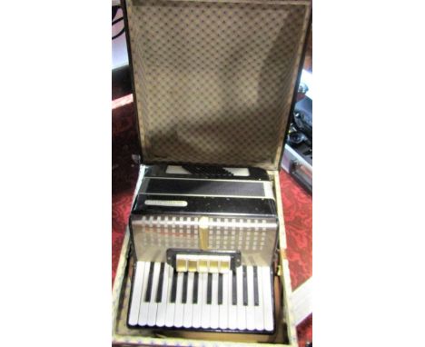Vintage Sorrento accordion, cased 