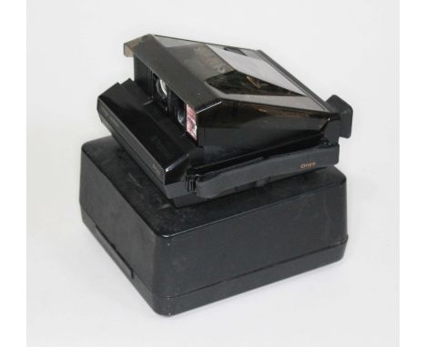 A vintage Polaroid Onyx image system camera.  