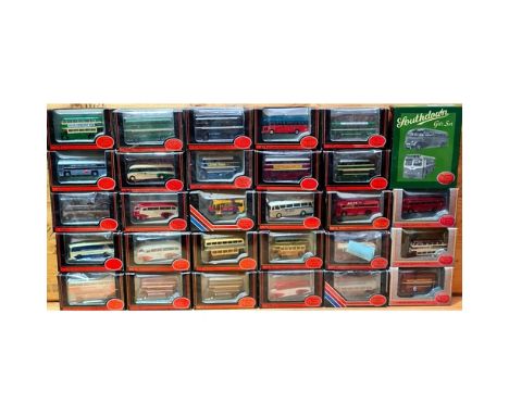 Approx. 30 boxed Exclusive First Edition die-cast model buses/coaches.  