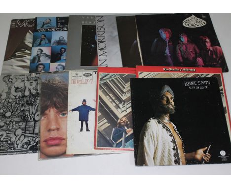 Assorted LPs including Moondog, Van Morrison, Cream, Rolling Stones, Beatles, etc.  