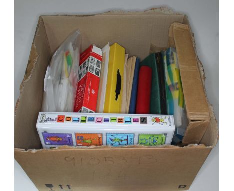 Mainly GB stamp collection including traffic light part sheets, albums, mainly mid to late 20th century.  