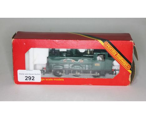 A Hornby 00 gauge GWR tank engine.  