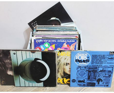 A box of approx. 69 LPs to include Rolling Stones, Elton John, etc