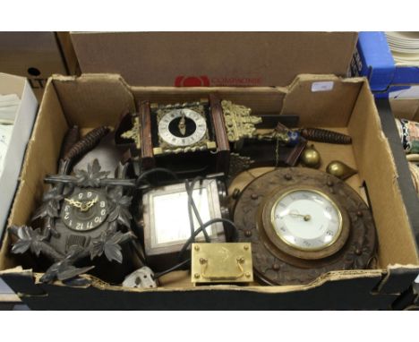 Black Forest Cuckoo clock and 5 others