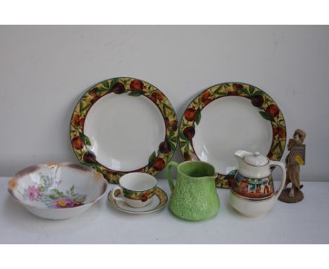 A quantity of ceramics to include Wade, Carltonware, Crown Ducal ware, Gibbons pottery, Crown Devon, Doulton 'Everyday' and a