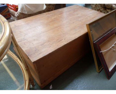 A large pine trunk (restored), 119cmW x 66cmD x 41cmH