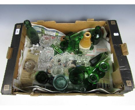 A quantity of period glass and ceramic bottles