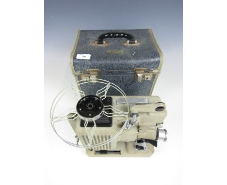 A vintage cased Austrian Eumig projector