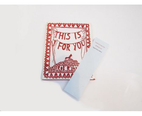 A Rob Ryan signed first edition 'This Is For You'. 