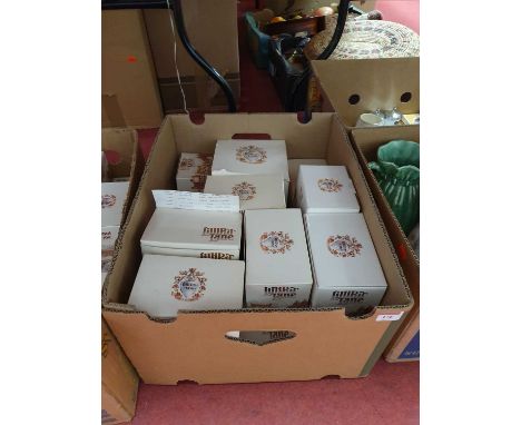 A collection of Lilliput Lane model cottages